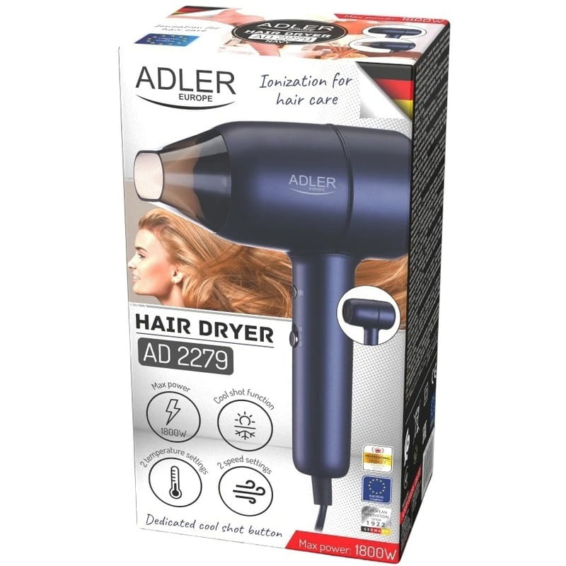 Фен Adler AD 2279 Blue