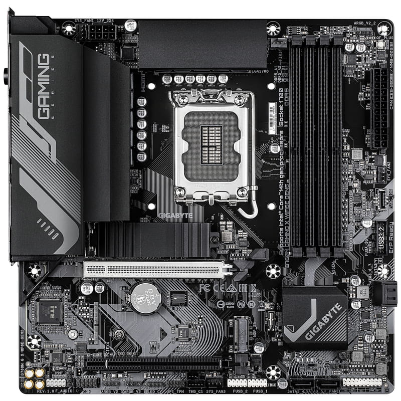 Материнська плата Gigabyte B760M Gaming X WiFi6E Gen5 Socket 1700