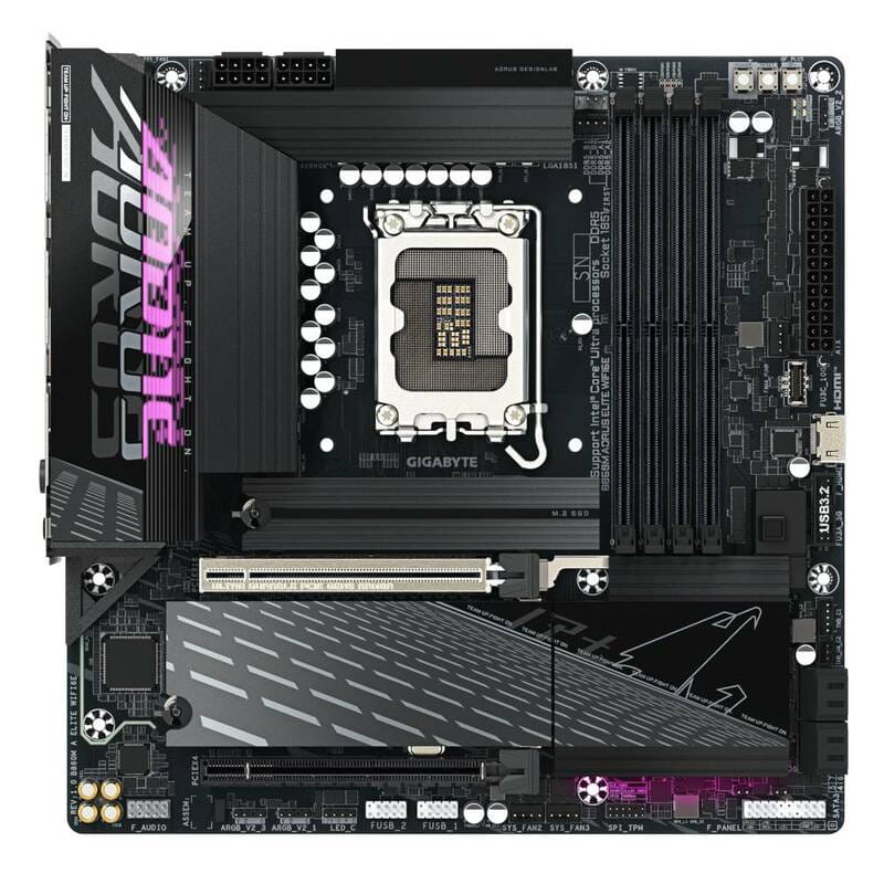 Материнская плата Gigabyte B860M Aorus Elite WiFi6E Socket 1851