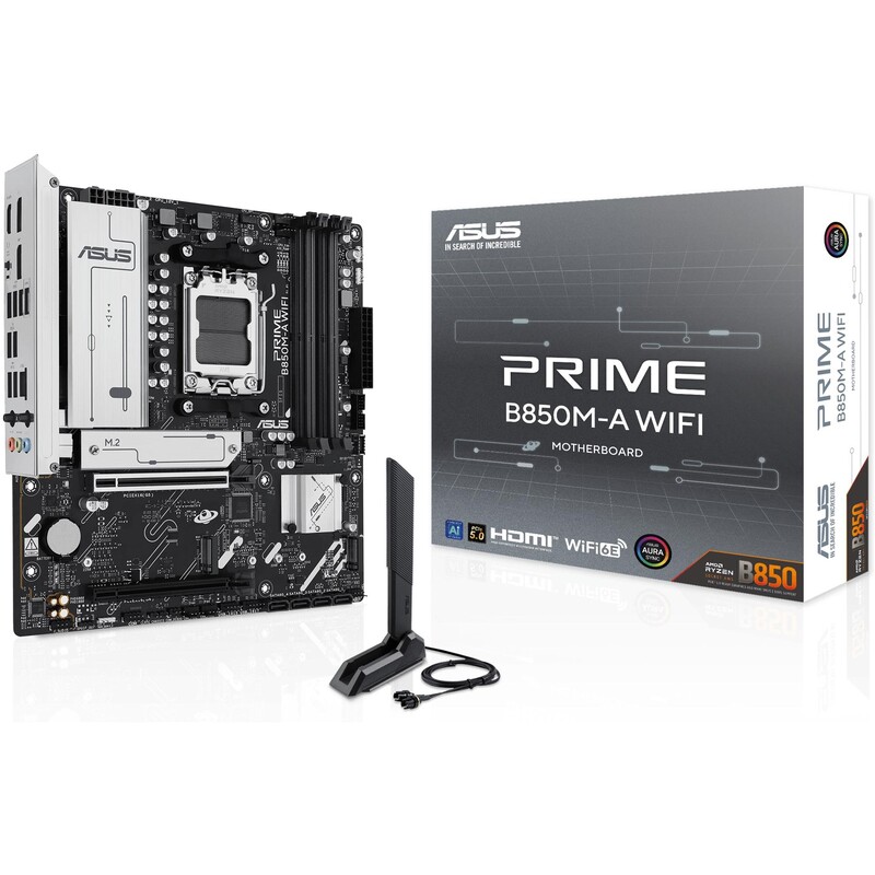 Материнська плата Asus Prime B850M-A WiFi Socket AM5