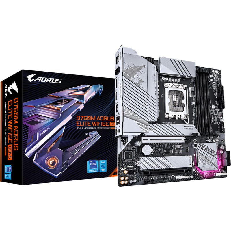 Материнская плата Gigabyte B760M Aorus Elite WiFi6E Gen5 Socket 1700
