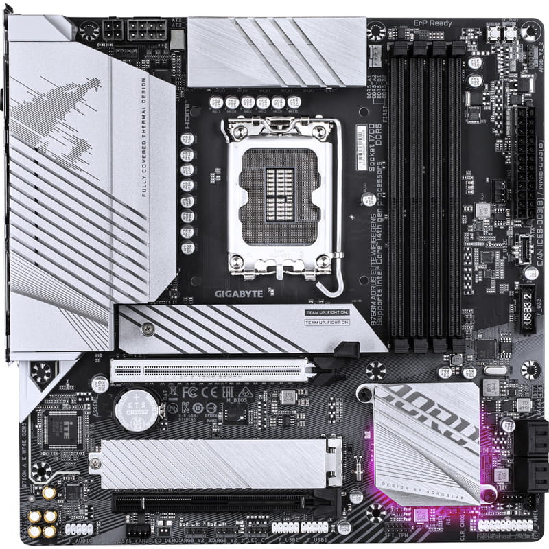 Материнская плата Gigabyte B760M Aorus Elite WiFi6E Gen5 Socket 1700