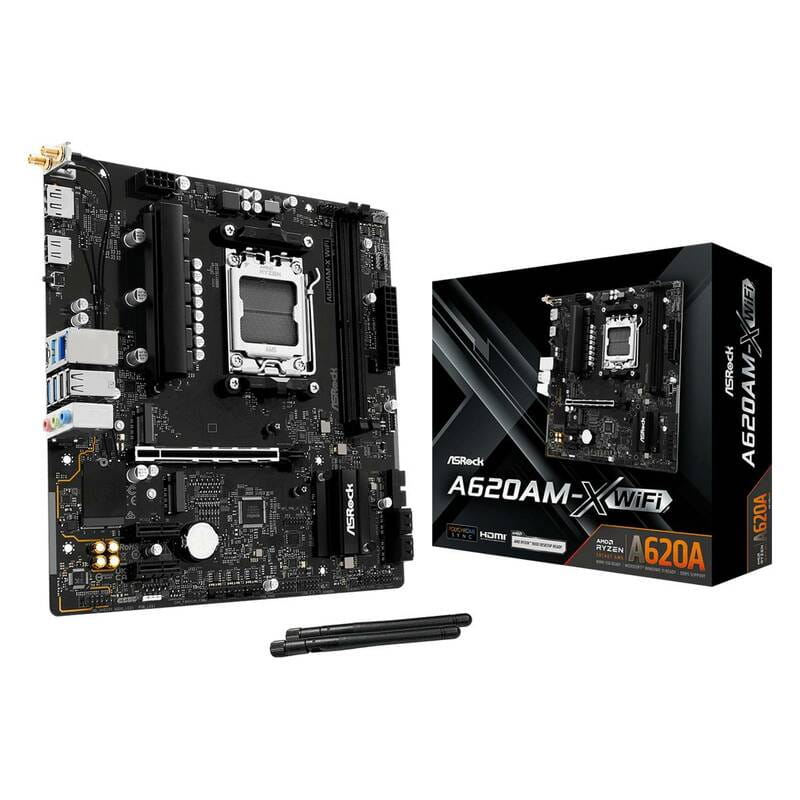 Материнская плата ASRock A620AM-X WiFi Socket AM5