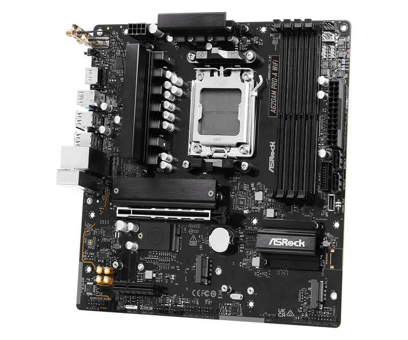 Материнская плата ASRock A620AM Pro-A WiFi Socket AM5