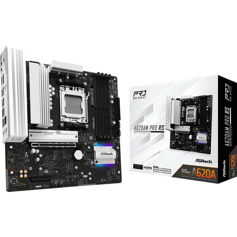 Материнская плата ASRock A620AM Pro RS Socket AM5