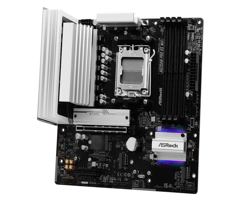 Материнская плата ASRock A620AM Pro RS WiFi Socket AM5