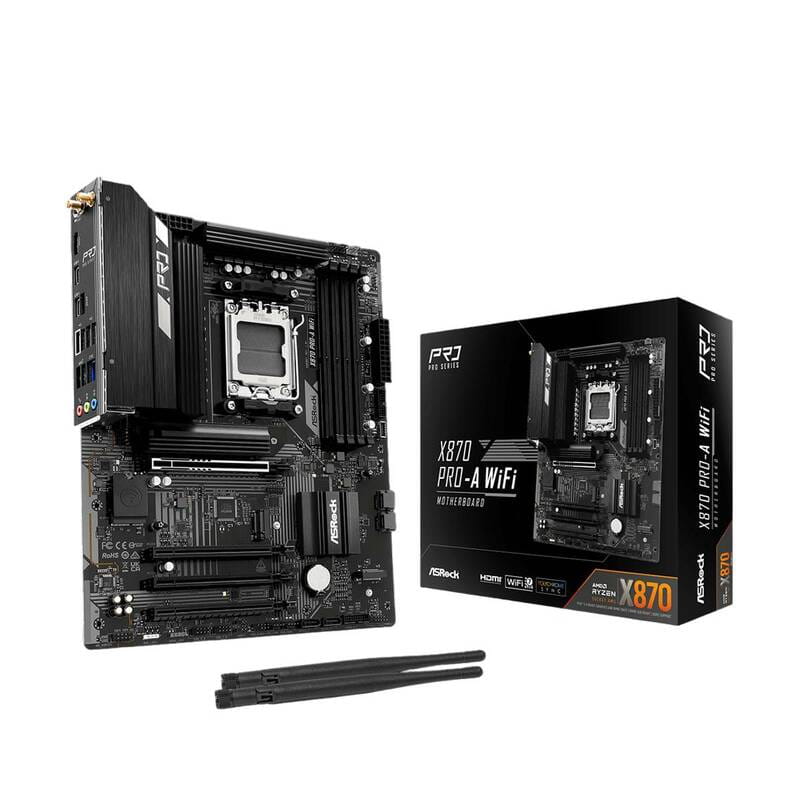 Материнская плата ASRock X870 Pro-A WiFi Socket AM5