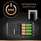 Фото - Зарядний пристрій Duracell CEF14 + AA/HR06 NI-MH 1300 mAh BL 2шт + AAA/HR03 NI-MH 750 mAh BL 2шт | click.ua