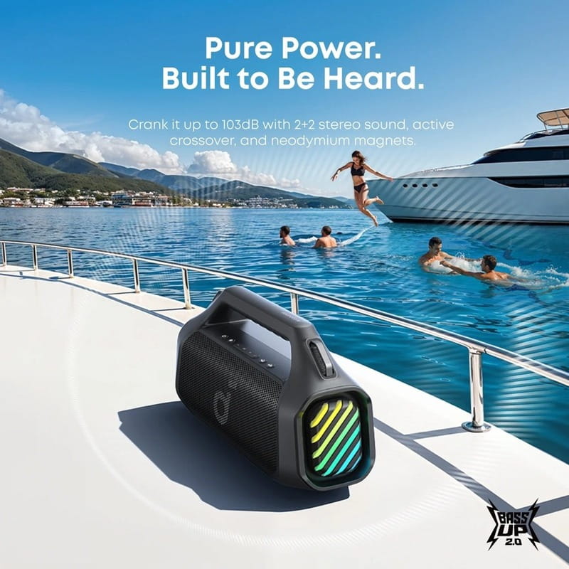 Акустична система Anker SoundCore Boom 2 Pro Black (A3134A11)