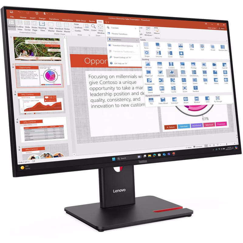 Монітор Lenovo 27" ThinkVision T27-40 (64A5MAT6UA) IPS Black 120Hz