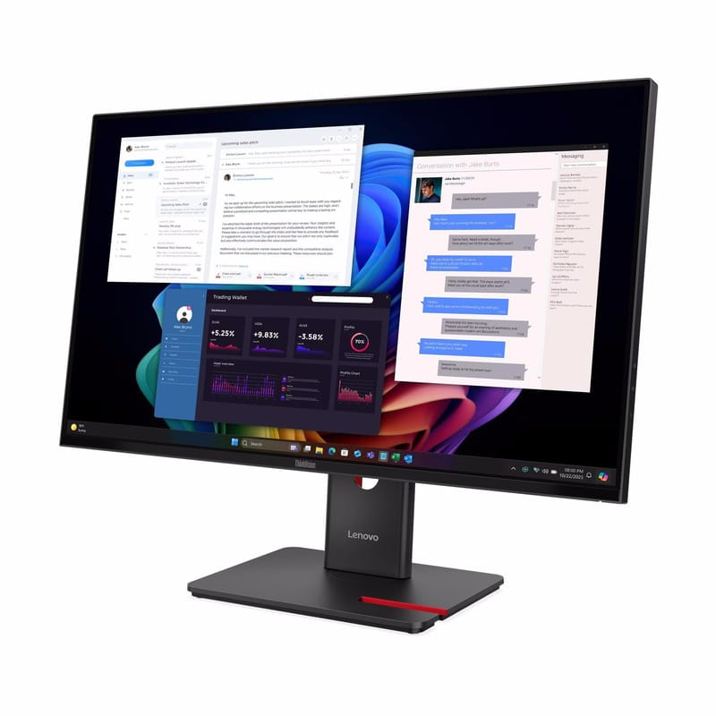 Монітор Lenovo 27" ThinkVision T27ud-40 (64AFGAT2UA) IPS Black