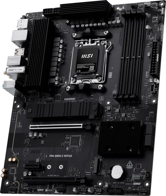 Материнська плата MSI Pro B850-S WiFi6E Socket AM5