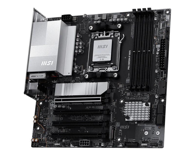 Материнська плата MSI Pro B850M-P WiFi Socket AM5