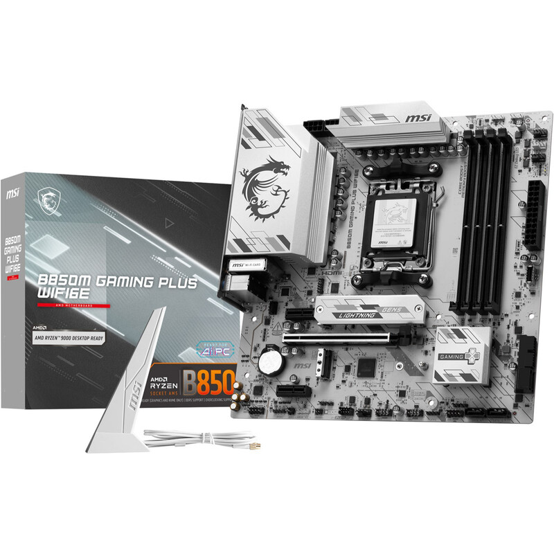 Материнська плата MSI B850M Gaming Plus WiFi6E Socket AM5