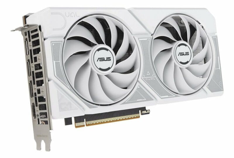 Відеокарта GF RTX 5060 8GB GDDR7 Dual OC White Asus (DUAL-RTX5060-O8G)