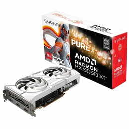 Видеокарта AMD Radeon RX 9060 XT 16GB GDDR6 Pure Gaming OC Sapphire (11350-02-20G)