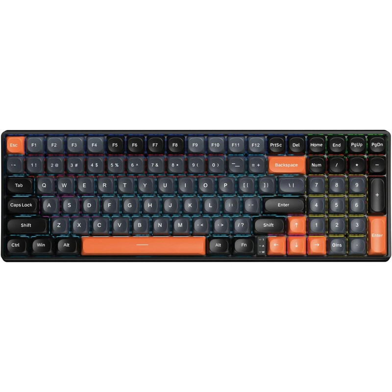 Клавиатура Aula S100 Wired keyboard Brown switch Black EN/UA (6948391203157)