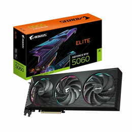 Видеокарта GF RTX 5060 8GB GDDR7 Aorus Elite Gigabyte (GV-N5060AORUS E-8GD)