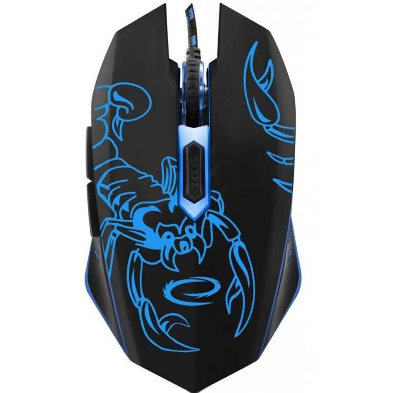 Мышь Esperanza EGM203B Scorpio Black/Blue USB