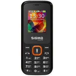 Мобiльний телефон Sigma mobile X-style 171 Mini Dual Sim Black/Orange