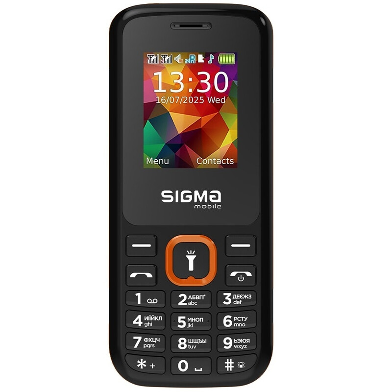 Мобильный телефон Sigma mobile X-style 171 Mini Dual Sim Black/Orange