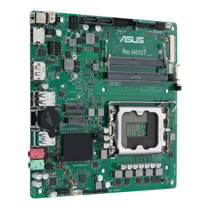 Материнська плата Asus Pro H610T-CSM Socket 1700