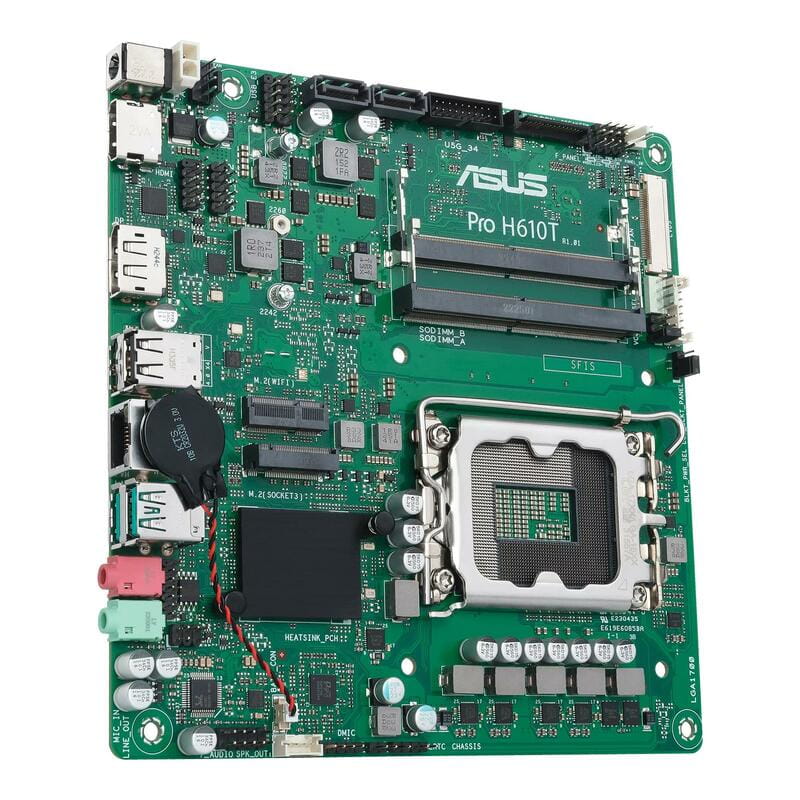Материнська плата Asus Pro H610T-CSM Socket 1700