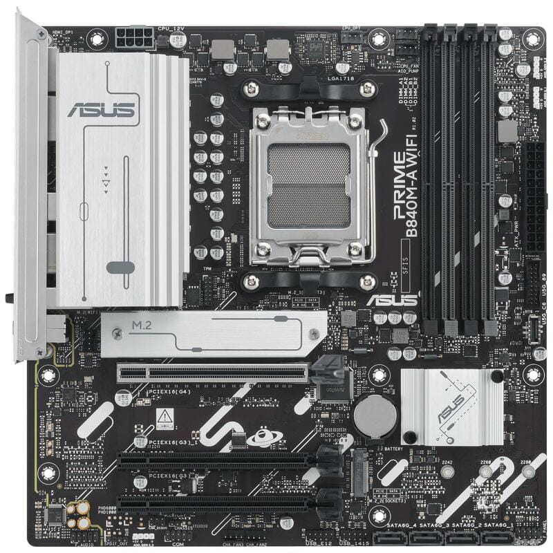 Материнська плата Asus Prime B840M-A WiFi Socket AM5