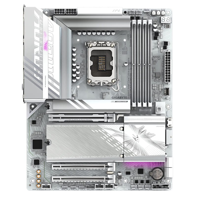 Материнська плата Gigabyte B860 Aorus Elite WiFi7 Ice Socket 1851