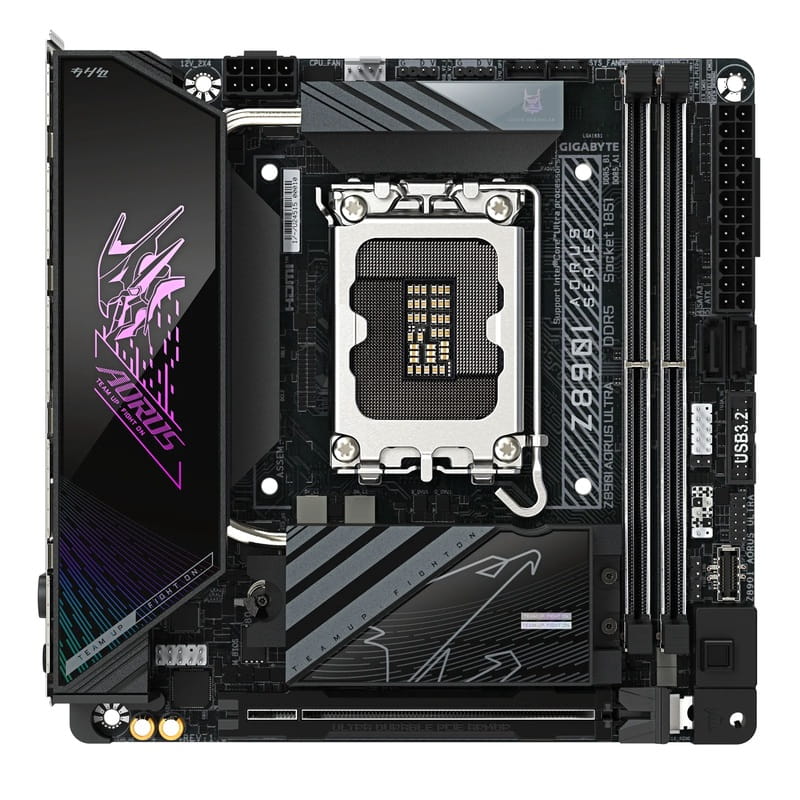 Материнська плата Gigabyte Z890I Aorus Ultra Socket 1851