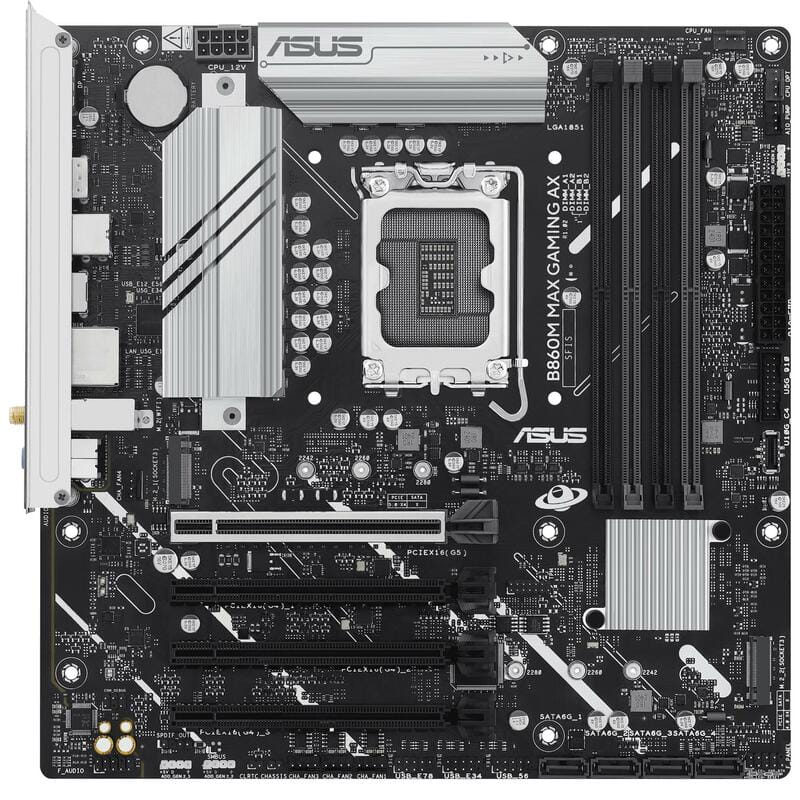 Материнська плата Asus B860M Max Gaming AX Socket 1851