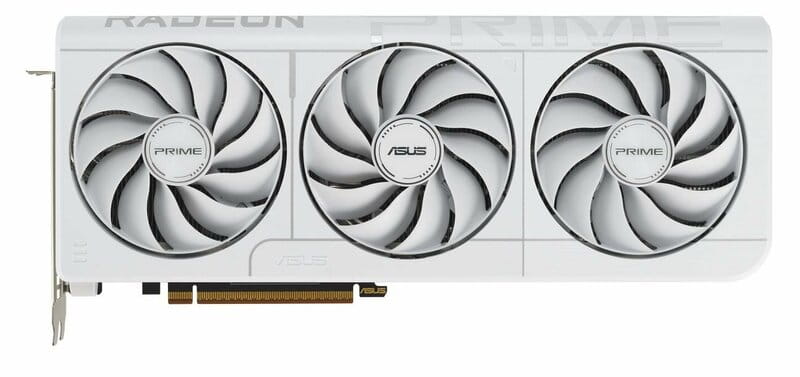 Відеокарта AMD Radeon RX 9070 XT 16GB GDDR6 Prime White OC Asus (PRIME-RX9070XT-O16G-WHITE)