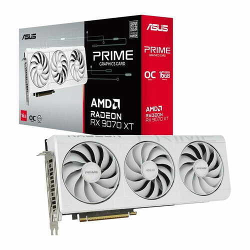 XFX AMD Radeon RX 9070XT 16GB ホワイト videokarta-amd-radeon-rx-9070-