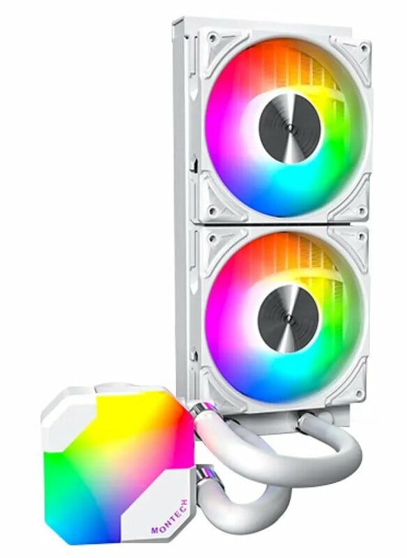Система водяного охлаждения Montech Hyper Flow ARGB 240 White