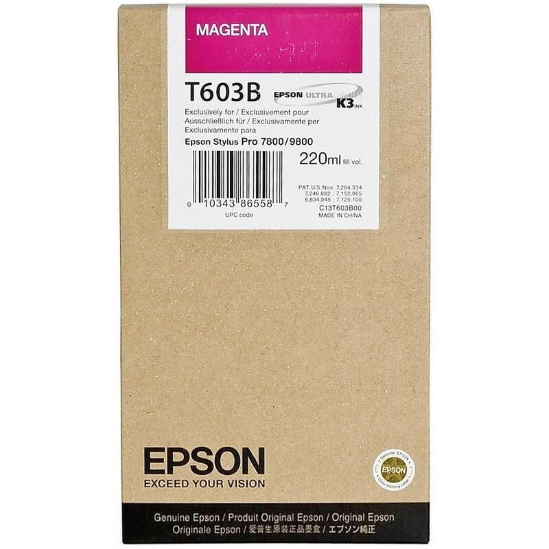 Картридж EPSON (T603B) Stylus Pro 7800/7880/9800/9880 (C13T603B00) Magenta