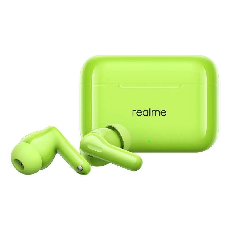 Купить Bluetooth-гарнитура Realme Buds T200 Neon Green_EU Bluetooth-гарнитура Realme Buds T200 Neon Green_EU