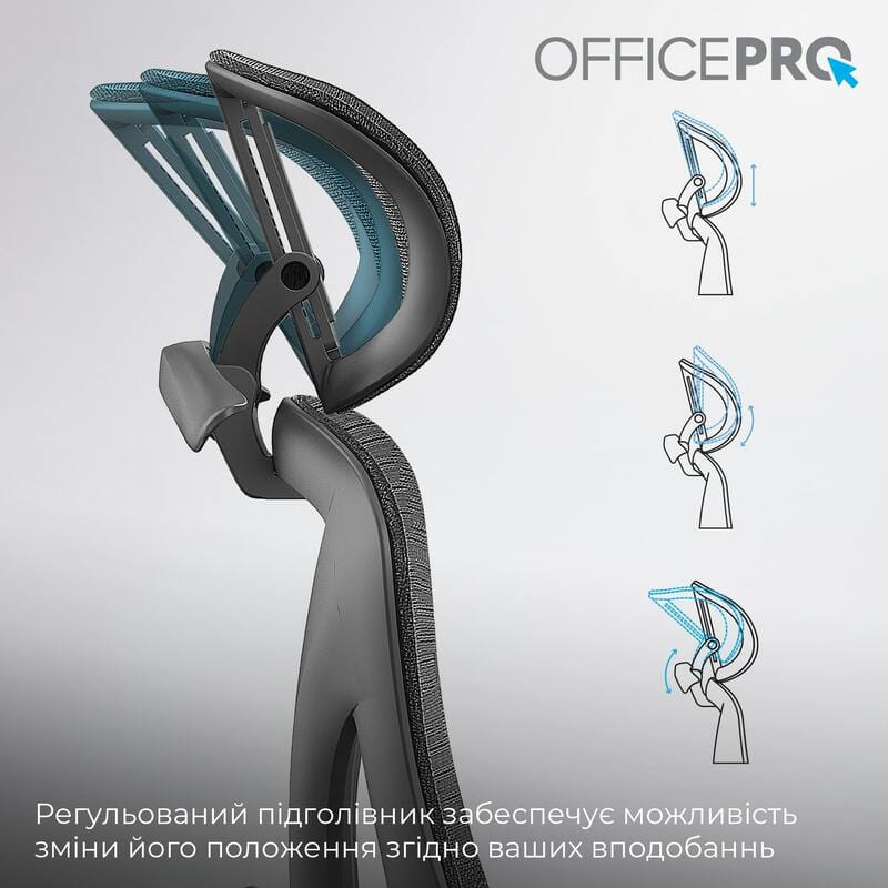Крісло офісне OfficePro Elite OC950B Black