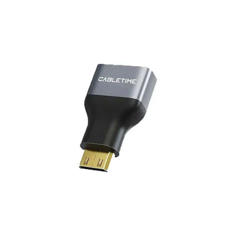 Переходник Cabletime mini HDMI - HDMI (F/M), 0.1 м (CP45G)