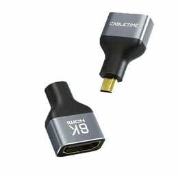 Переходник Cabletime micro HDMI - HDMI (F/M), 0.1 м (CP46G)