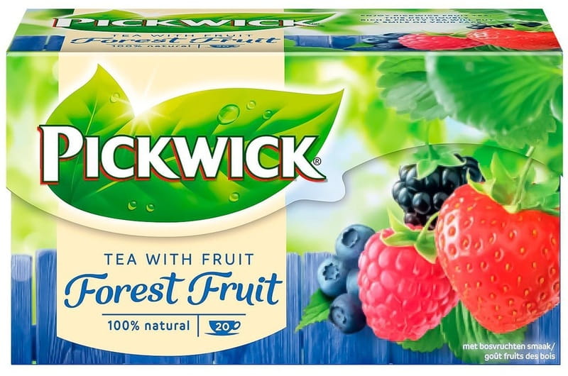 Чай черный пакетированный Pickwick ароматизированный с кусочками лесных ягод 20 х 1.5 г