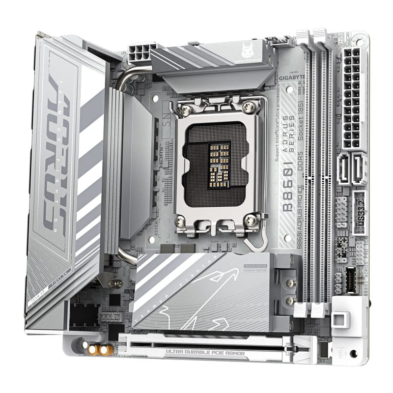 Материнська плата Gigabyte B860I Aorus Pro Ice Socket 1851