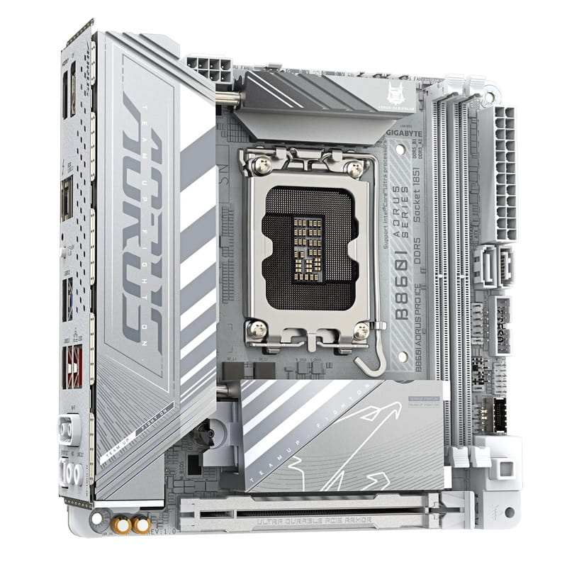 Материнська плата Gigabyte B860I Aorus Pro Ice Socket 1851