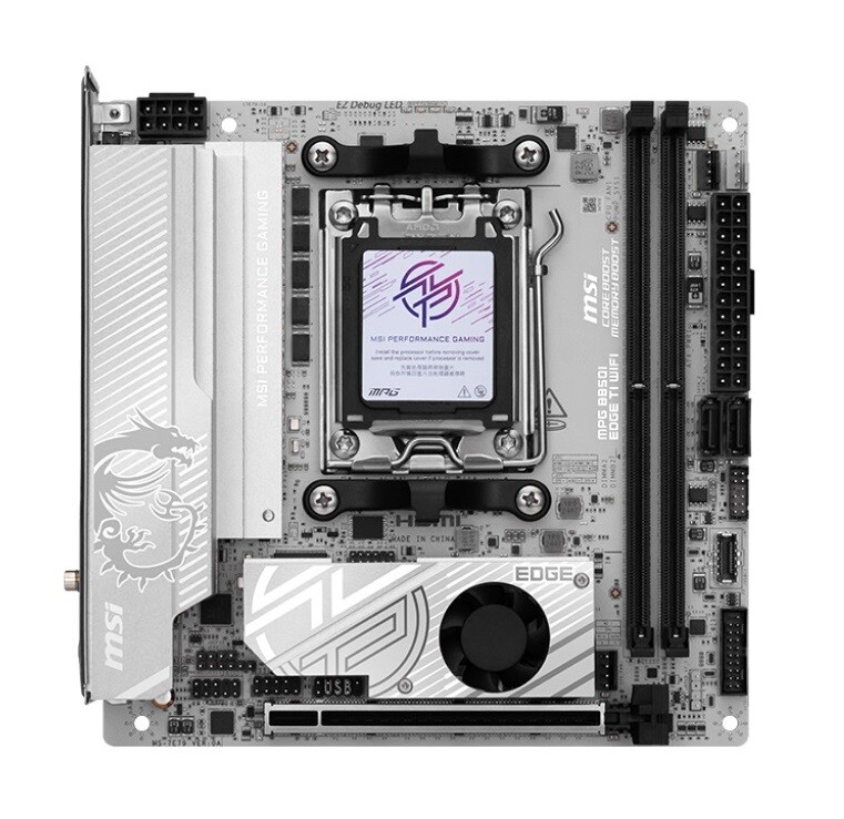 Материнська плата MSI MPG B850I Edge Ti WiFi Socket AM5