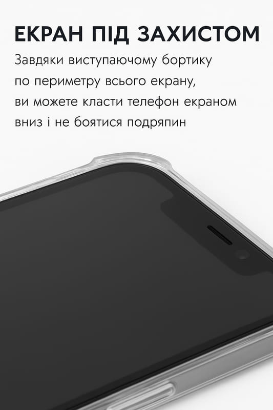 Чохол-накладка BeCover Anti-Shock для Apple iPhone 17 Air Clear (713795)