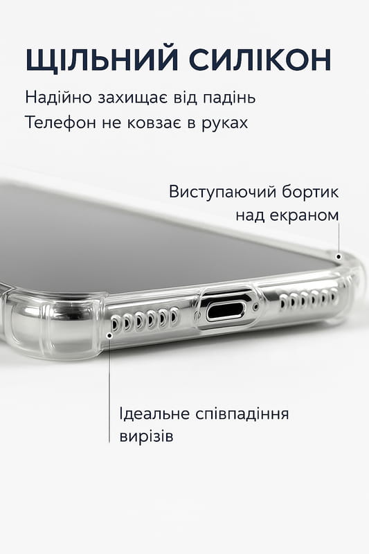 Чохол-накладка BeCover Anti-Shock для Apple iPhone 17 Air Grey (713796)