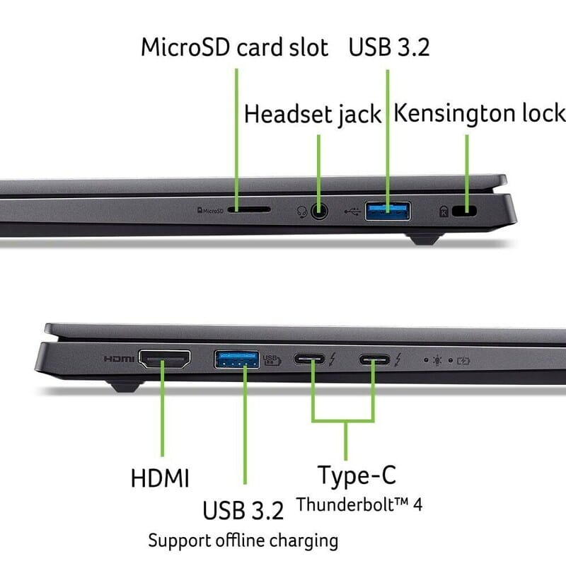 Ноутбук Acer Swift X 14 SFX14-73G-95JX (NX.J81EU.003) Gray