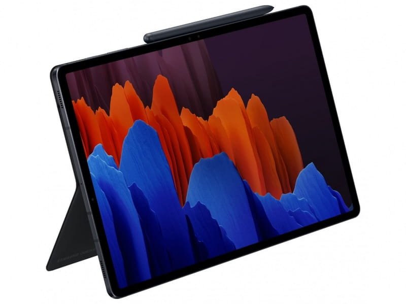 Чохол-клавіатура Samsung Book Cover Keyboard для Samsung Galaxy Tab S7+ 12.4 SM-T970/SM-T795/SM-T976 / Galaxy Tab S8+ 12.4 SM-X800/SM-X806 Black (EF-DT970BBRGRU)