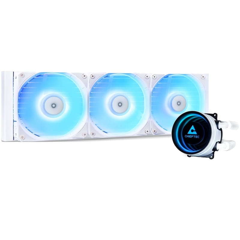 Система водяного охлаждения Chieftec Iceberg 360 ARGB White (CLC-360-RGB-W)