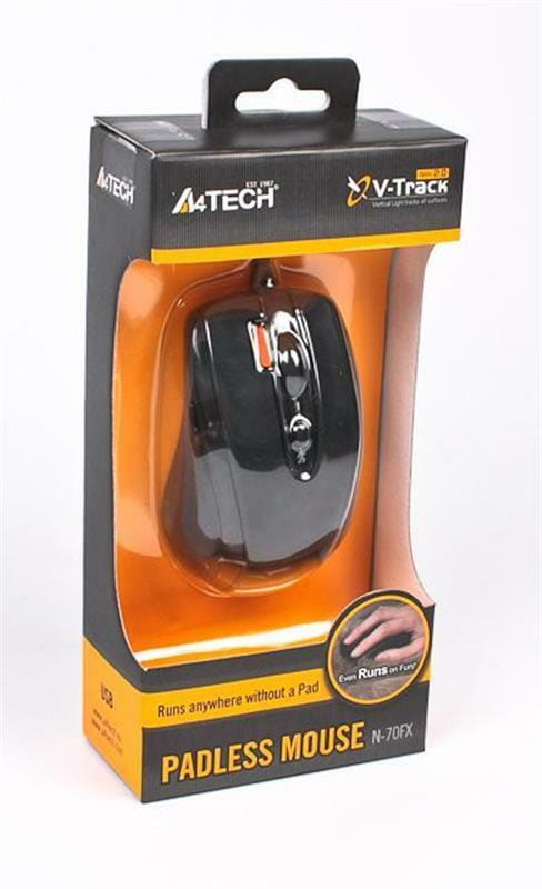 Мишка A4Tech N-70FX-1 Black USB V-Track