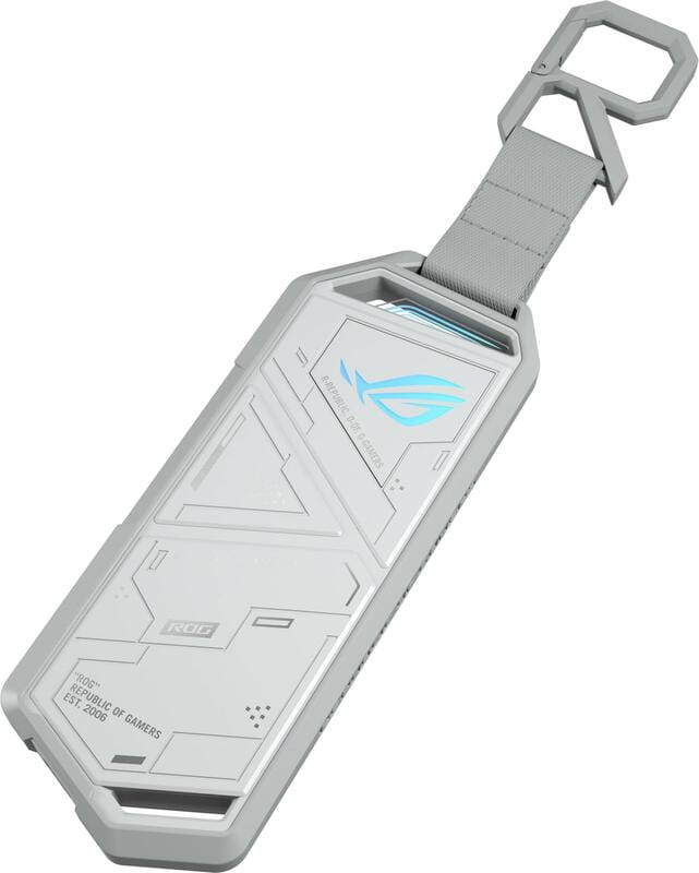 Зовнішня кишеня Asus ROG Strix Arion ESD-S1C PCIe NVMe M.2 2230/2242/2260/2280 USB Type-C 3.2 White (90DD02H1-B09000)